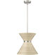 Jaycen 1 Light 13.62 inch Brushed Nickel Pendant Ceiling Light